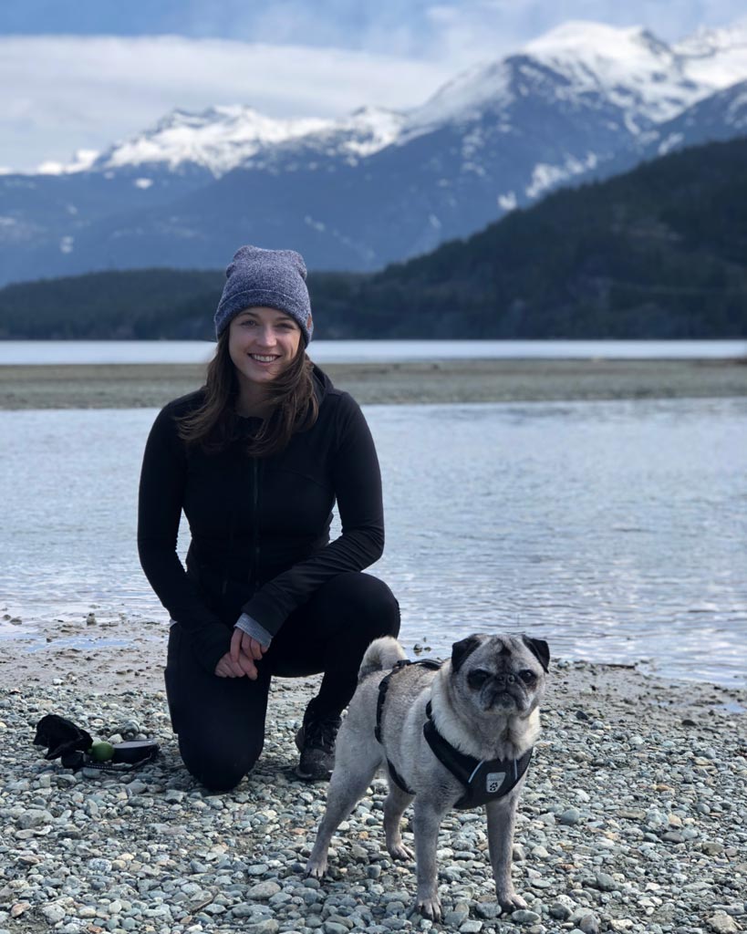 Kim and Lady in Whistler